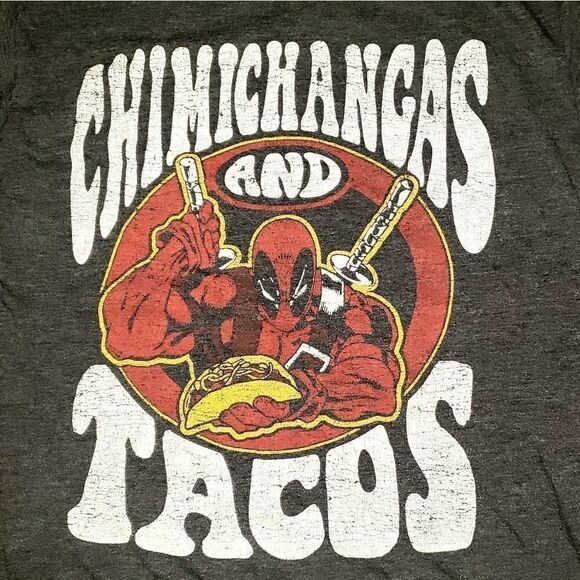 Marvel | Deadpool Chimichangas & Tacos Tee - Picture 2 of 3